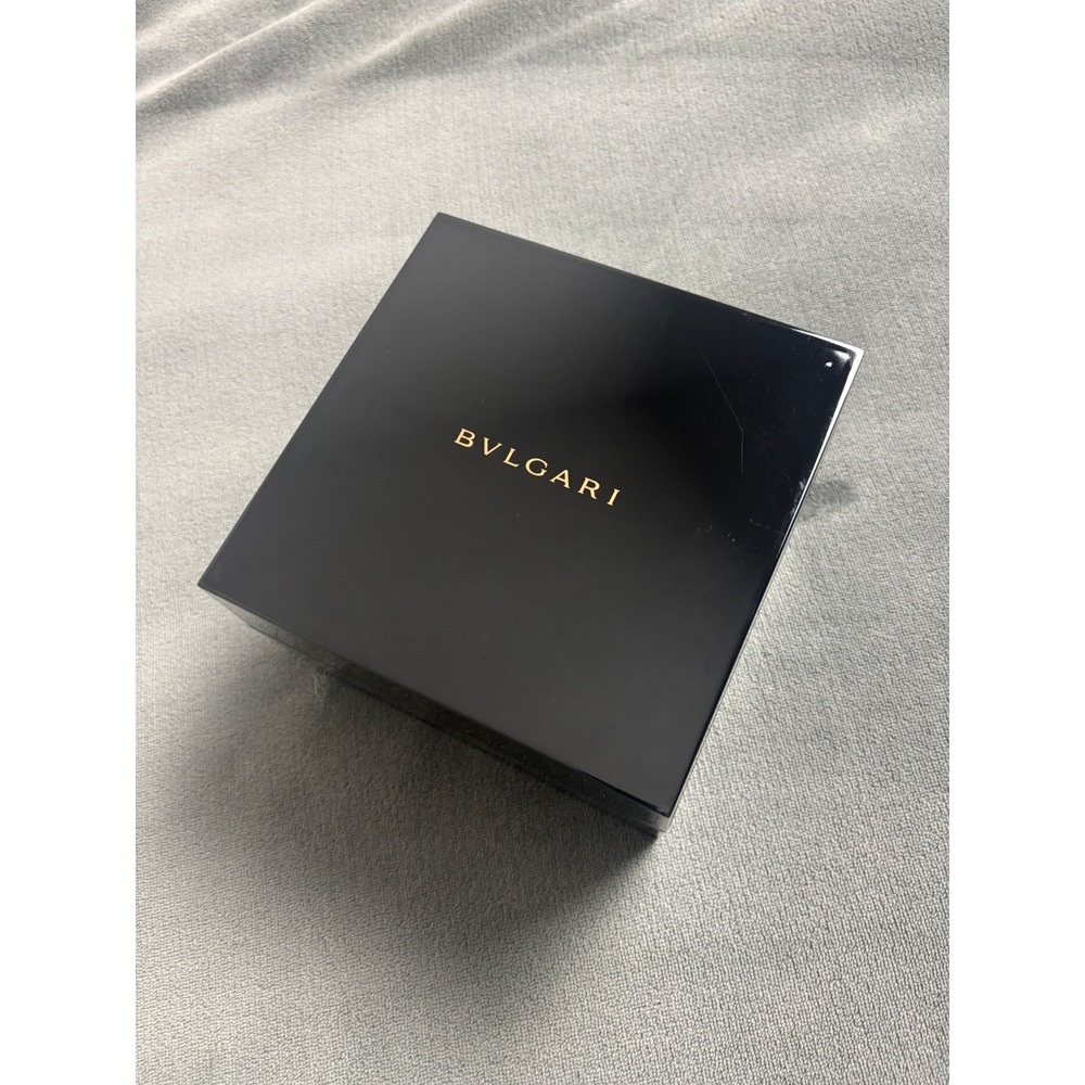 Bvlgari Watch Box Case Genuine Empty Piano Black Lacquer Presentation Storage - Picture 2 of 10